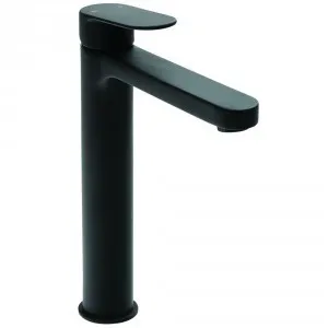 Raven Vessel Tower Basin Mixer Matte 4Star | Made From Nylon/Brass In Black By Raymor by Raymor, a Bathroom Taps & Mixers for sale on Style Sourcebook