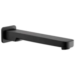Sigma Bath Or Basin Wall Spout 220mm Spout Matte 4Star | Made From Brass In Black By Raymor by Raymor, a Bathroom Taps & Mixers for sale on Style Sourcebook