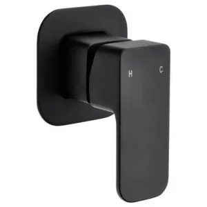 Sigma Bath/Shower Mixer Matte | Made From Brass In Black By Raymor by Raymor, a Bathroom Taps & Mixers for sale on Style Sourcebook