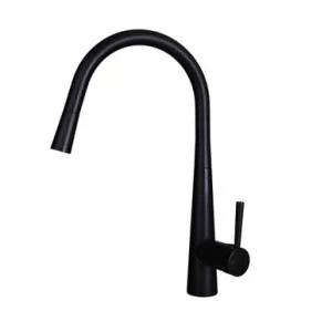 Madison Sink Mixer With Pullout Black | Made From Nylon/Brass In Matte Black By Raymor by Raymor, a Kitchen Taps & Mixers for sale on Style Sourcebook