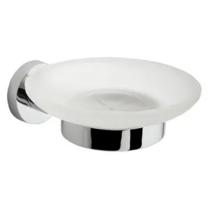 Projix Soap Dish | Made From Glass/Zinc In Chrome Finish By Raymor by Raymor, a Soap Dishes & Dispensers for sale on Style Sourcebook