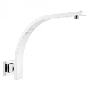 Rectangle Wall Curved Shower Arm | Made From Brass In Chrome Finish By Raymor by Raymor, a Showers for sale on Style Sourcebook