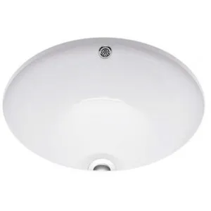 Monto Oval Under Counter Basin 465mm X 385mm | Made From Vitreous China In White By Raymor by Raymor, a Basins for sale on Style Sourcebook