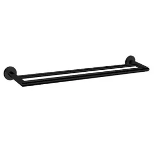 Boston II Double Towel Rail 850mm | Made From Brass In Black By Raymor by Raymor, a Towel Rails for sale on Style Sourcebook