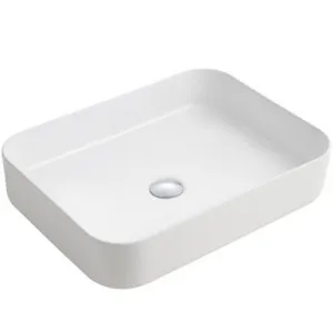 Ambition Counter Top Basin Rectangle 550mm | Made From Vitreous China In White By Raymor by Raymor, a Basins for sale on Style Sourcebook
