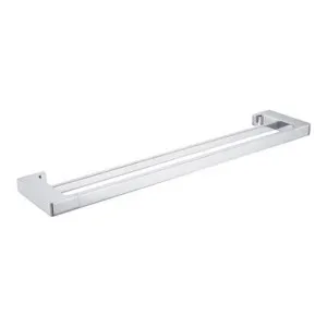 Edge II Double Towel Rail 785mm | Made From Brass In Chrome Finish By Raymor by Raymor, a Towel Rails for sale on Style Sourcebook