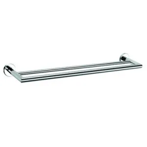 Boston II Double Towel Rail 650mm | Made From Brass In Chrome Finish By Raymor by Raymor, a Towel Rails for sale on Style Sourcebook