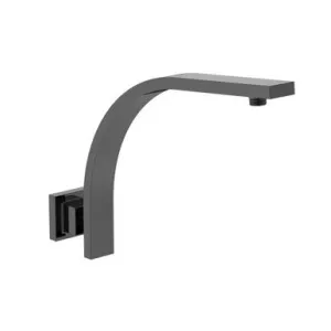 Rectangle Wall Curved Shower Arm | Made From Brass In Black By Raymor by Raymor, a Showers for sale on Style Sourcebook