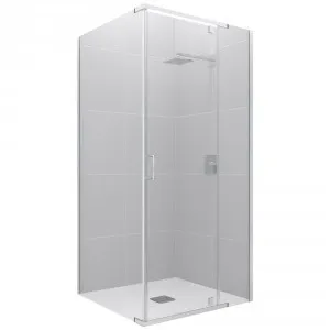 Trinidad Shower Screen (Only) Square 940mm X 940mm Chrome | Made From Glass In Chrome Finish By Raymor by Raymor, a Shower Screens & Enclosures for sale on Style Sourcebook