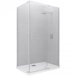 Trinidad Shower Screen (Only) Rectangle 1140mm X 840mm Chrome | Made From Glass In Chrome Finish By Raymor by Raymor, a Shower Screens & Enclosures for sale on Style Sourcebook