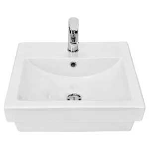 Projix Mk2 Amethyst II Semi Inset Basin 540mm X 460mm 1 Tap Hole | Made From Vitreous China In White By Raymor by Raymor, a Basins for sale on Style Sourcebook