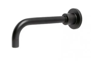 Raven Bath Or Basin Wall Spout 200mm | Made From Brass In Black By Raymor by Raymor, a Bathroom Taps & Mixers for sale on Style Sourcebook