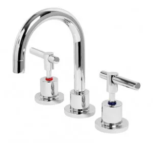 Alpha Lever Basin Set | Made From Brass In Chrome Finish By Raymor by Raymor, a Bathroom Taps & Mixers for sale on Style Sourcebook