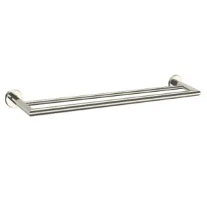 Boston II Double Towel Rail 650mm | Made From Brass In Brushed Nickel By Raymor by Raymor, a Towel Rails for sale on Style Sourcebook