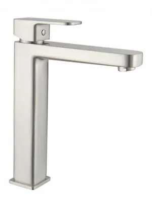 Sigma Tower Basin Mixer | Made From Brass In Brushed Nickel By Raymor by Raymor, a Bathroom Taps & Mixers for sale on Style Sourcebook