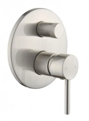 Projix Wall Diverter Mixer | Made From Brass In Brushed Nickel By Raymor by Raymor, a Bathroom Taps & Mixers for sale on Style Sourcebook