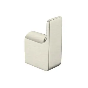 Edge II Robe Hook | Made From Brass In Brushed Nickel By Raymor by Raymor, a Shelves & Hooks for sale on Style Sourcebook
