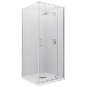 Trinidad Shower Enclosure Square Centre 900mm X 900mm Chrome | Made From Acrylic/Glass In Chrome Finish By Raymor by Raymor, a Shower Screens & Enclosures for sale on Style Sourcebook