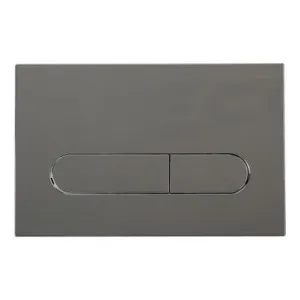 Wall Dual Flush Plate/Button Oval Matte Chrome | Made From ABS In Silver/Chrome Finish By Raymor by Raymor, a Toilets & Bidets for sale on Style Sourcebook