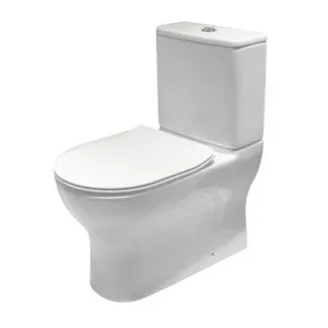 Alpha Back-To-Wall Rimless Suite With Slim Seat 4Star | Made From Vitreous China In White By Raymor by Raymor, a Toilets & Bidets for sale on Style Sourcebook