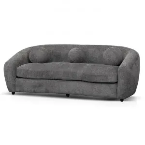 Hurst 3 Seater Fabric Sofa - Iron Grey - Last One by Interior Secrets - AfterPay Available by Interior Secrets, a Sofas for sale on Style Sourcebook