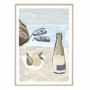 Medit. Blue 3 Framed Print in 62 x 87cm by OzDesignFurniture, a Prints for sale on Style Sourcebook
