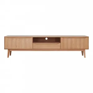 Nora Entertainment Unit 220cm in Tasmanian Oak by OzDesignFurniture, a Entertainment Units & TV Stands for sale on Style Sourcebook