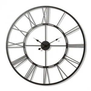 Kingston Wall Clock Black - 101cm x 5cm by null, a Clocks for sale on Style Sourcebook