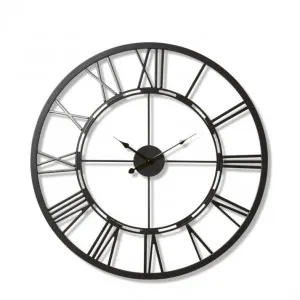 Kingston Wall Clock Black Round - 70cm by null, a Clocks for sale on Style Sourcebook