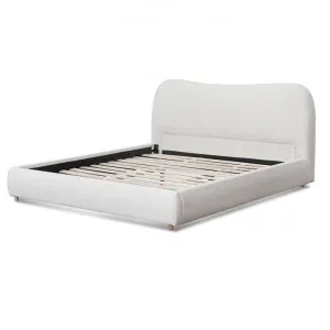 Diaz King Bed Frame - Cream White by Interior Secrets - AfterPay Available by Interior Secrets, a Beds & Bed Frames for sale on Style Sourcebook