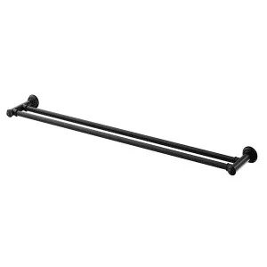 Phoenix Cromford Double Towel Rail 800mm Matte Black by PHOENIX, a Towel Rails for sale on Style Sourcebook