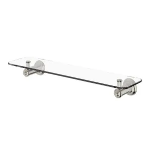 Phoenix Cromford Glass Shelf 450mm Brushed Nickel by PHOENIX, a Shelves & Hooks for sale on Style Sourcebook
