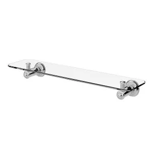 Phoenix Cromford Glass Shelf 450mm Chrome by PHOENIX, a Shelves & Hooks for sale on Style Sourcebook