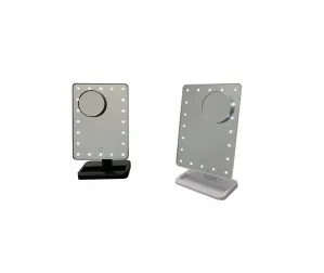 Lumiere Dimmable Makeup Mirror - Available in Black or White Black by Luxe Mirrors, a Shaving Cabinets for sale on Style Sourcebook