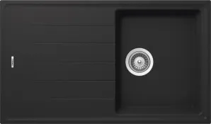 Quartz Single Bowl Sink with Drainer - Onyx by Häfele, a Kitchen Sinks for sale on Style Sourcebook