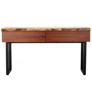 Croft Australian Blackwood Console Table - 2 Drawer by null, a Console Table for sale on Style Sourcebook