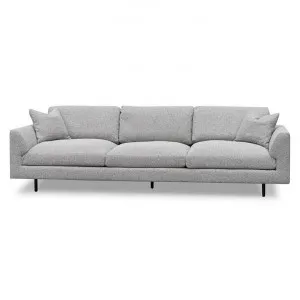 Osvaldo 4 Seater Fabric Sofa - Sterling Charcoal by Interior Secrets - AfterPay Available by Interior Secrets, a Sofas for sale on Style Sourcebook