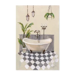 Grey Cottage Bathroom, Style A by Gioia Wall Art, a Prints for sale on Style Sourcebook