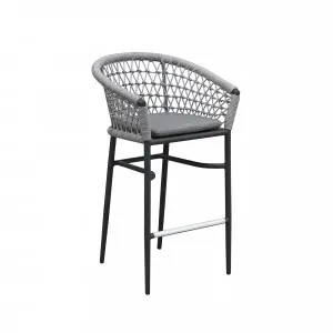 Praha1. Barstool Silver Fishnet by Merlino, a Outdoor Chairs for sale on Style Sourcebook