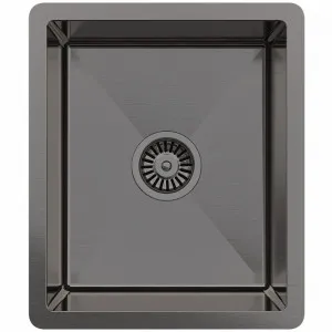 Buildmat Brushed Gunmetal Maya 380x450 Single Bowl Sink by Buildmat, a Kitchen Sinks for sale on Style Sourcebook