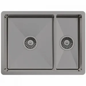Buildmat Brushed Gunmetal Clara 595x450 Single & Mini Bowl Sink by Buildmat, a Kitchen Sinks for sale on Style Sourcebook