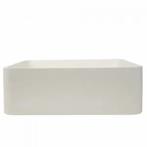 Buildmat Lana Sea Salt White Square Concrete Basin by Buildmat, a Basins for sale on Style Sourcebook