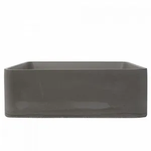 Buildmat Lana Meteor Grey Square Concrete Basin by Buildmat, a Basins for sale on Style Sourcebook