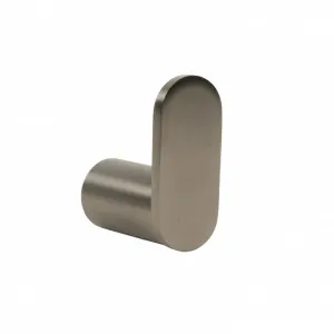 Buildmat Ascari Brushed Gunmetal Robe Hook by Buildmat, a Shelves & Hooks for sale on Style Sourcebook