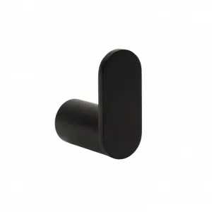 Buildmat Ascari Matte Black Robe Hook by Buildmat, a Shelves & Hooks for sale on Style Sourcebook