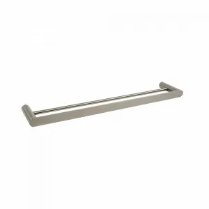 Buildmat Ascari Brushed Gunmetal 600 Double Towel Rail by Buildmat, a Towel Rails for sale on Style Sourcebook