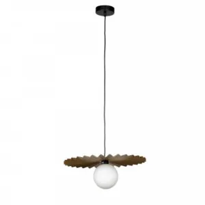 Gold Nora Living Volant Pendant Light (G9) Large by Nora Living, a Pendant Lighting for sale on Style Sourcebook