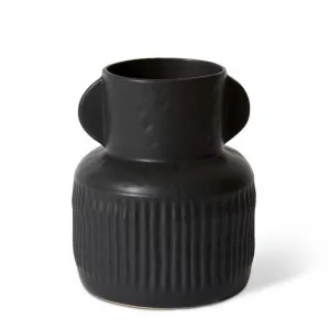 Myla Vase Black - 21cm by null, a Vases & Jars for sale on Style Sourcebook