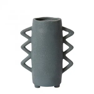 Ximena Vase Dark Blue - 27cm by null, a Vases & Jars for sale on Style Sourcebook