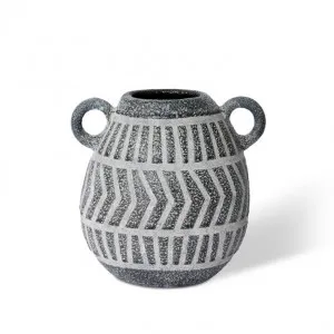 Lynx Vase Black - 23cm by null, a Vases & Jars for sale on Style Sourcebook